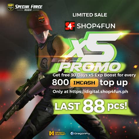 [PROMO] Shop4Fun 800 IMCASH Top Up .